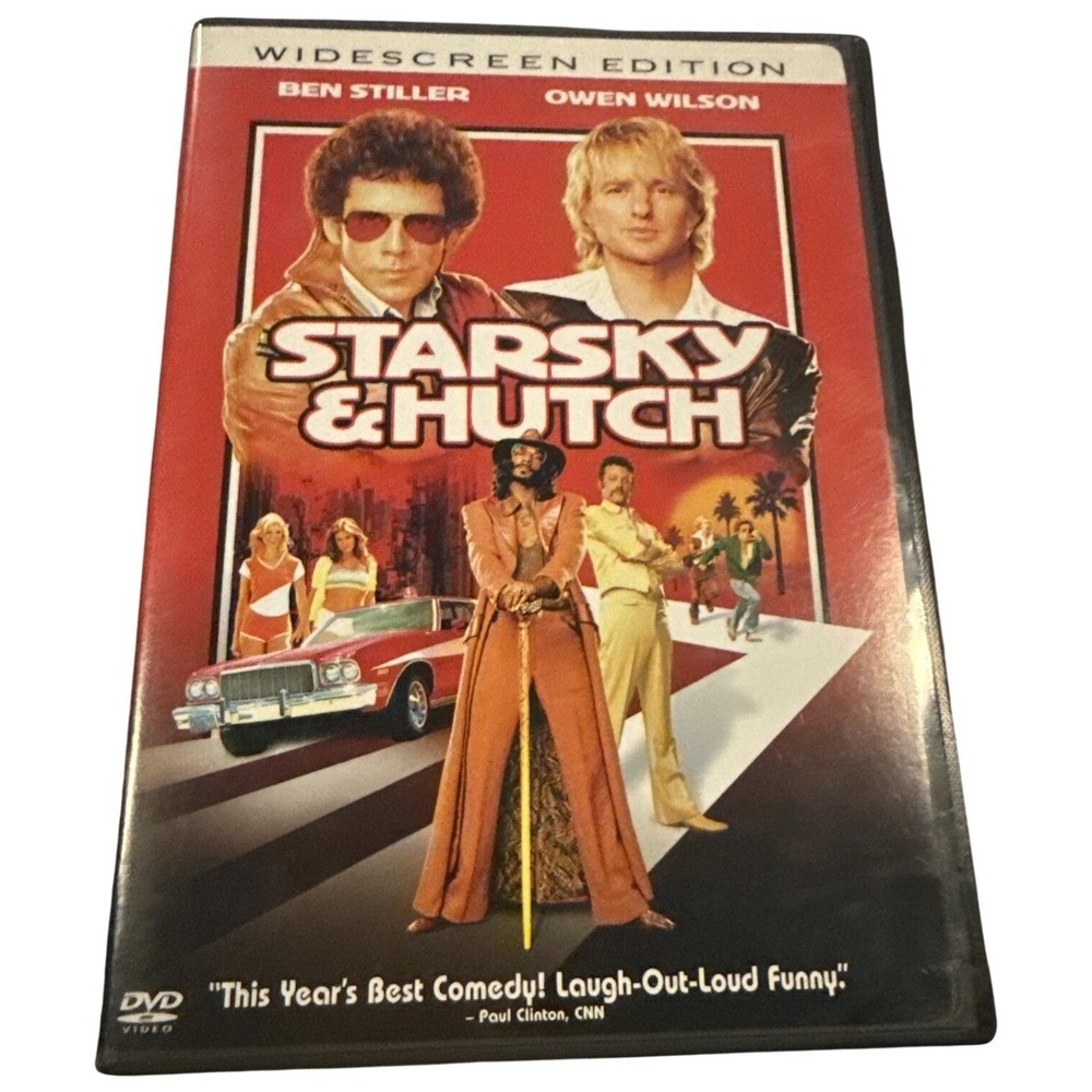 Starsky & Hutch (DVD,‎ 2004, Widescreen) Ben Stiller & Owen Wilson